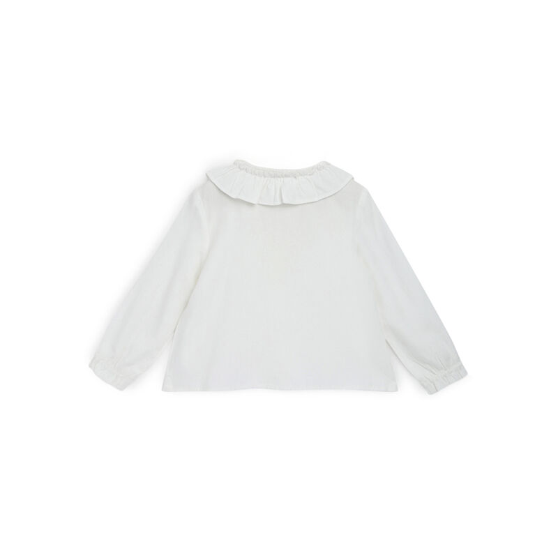 Girls Bronze Solid Long Sleeve Shirt image number 1
